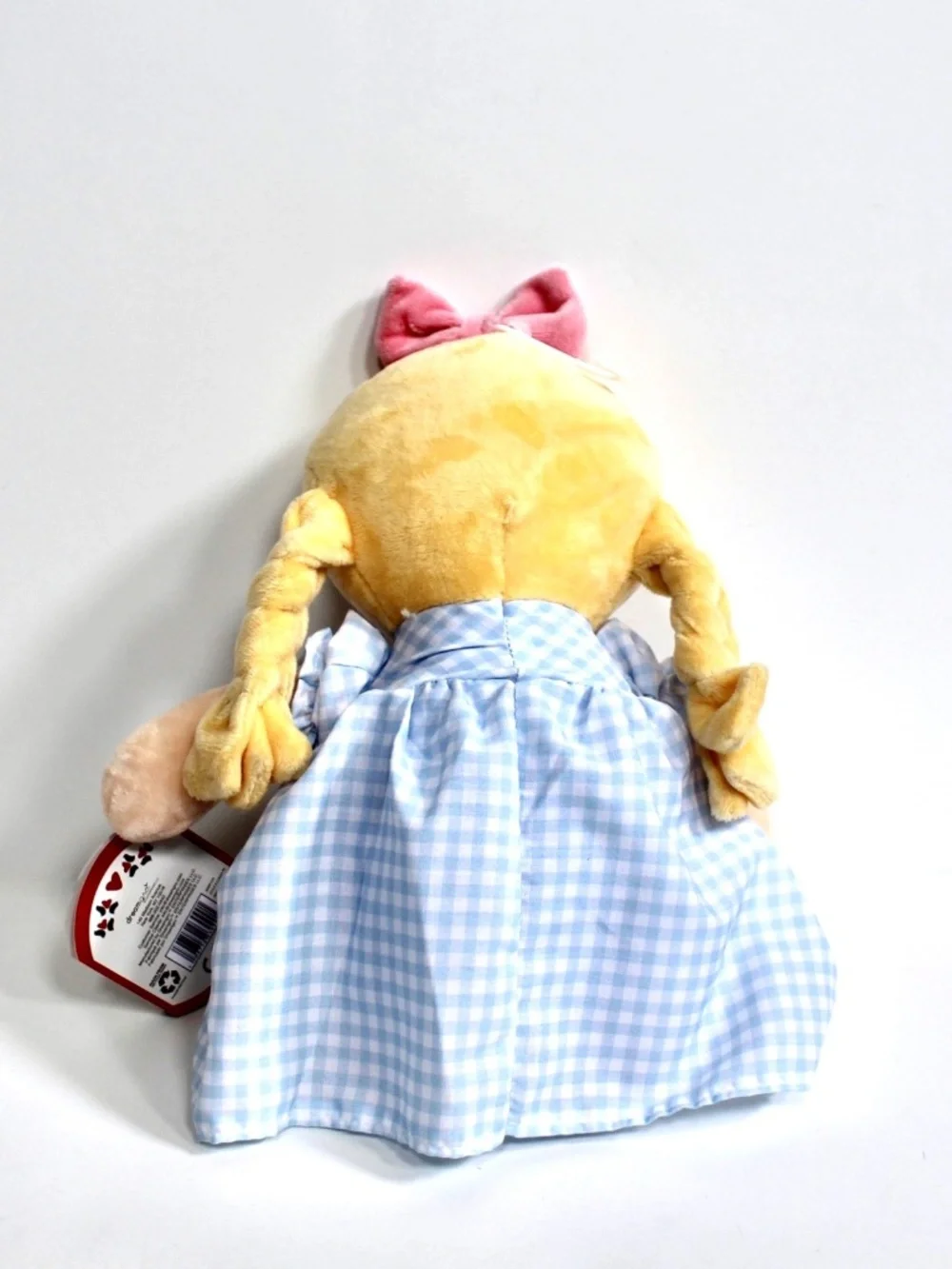 Ladi Ladi Little Bo Peep Blonde Plush Rag Doll Lovey Blue Gingham Dress 15
